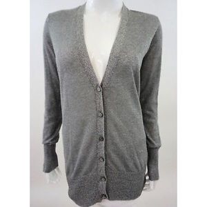 Tory Burch Metallic Cardigan